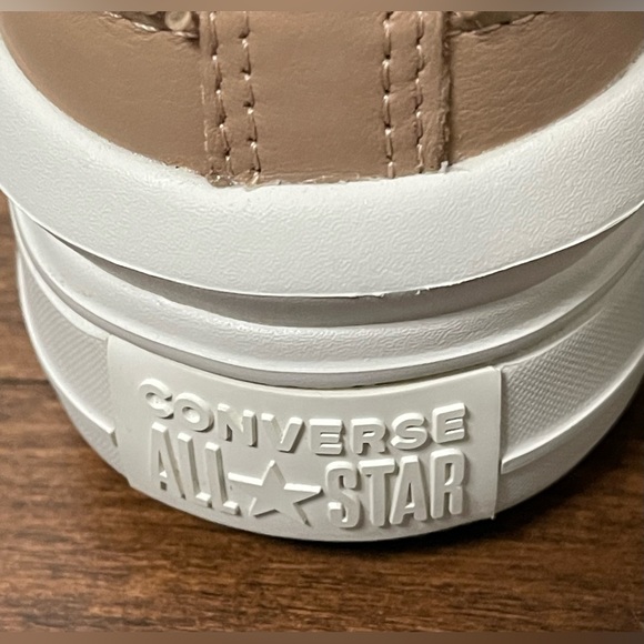 Converse Chuck Taylor All Star Move Platform Tan Sherpa Sneakers Size 9 - Picture 9 of 11